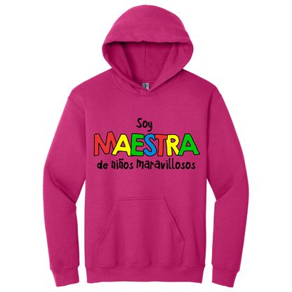 Hoodie Soy maestra de niños maravillosos