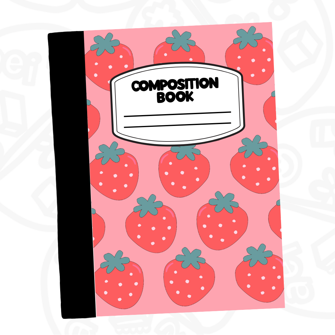 Cuaderno Composition Fresas
