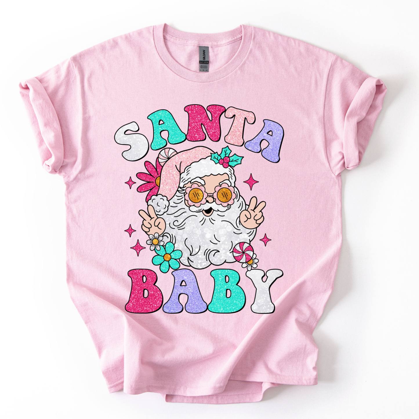 Camiseta Santa Baby