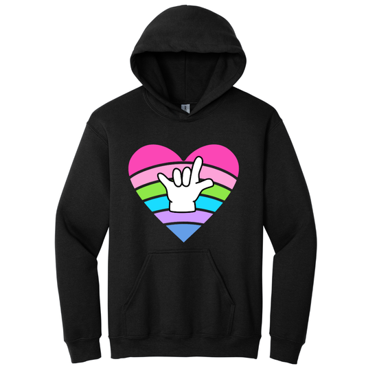 Hoodie Corazón colores LSM