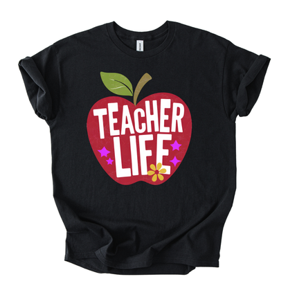 Camiseta Teacher Life Manzana