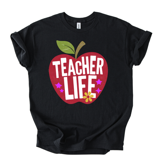 Camiseta Teacher Life Manzana