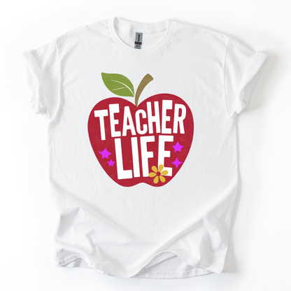 Camiseta Teacher Life Manzana