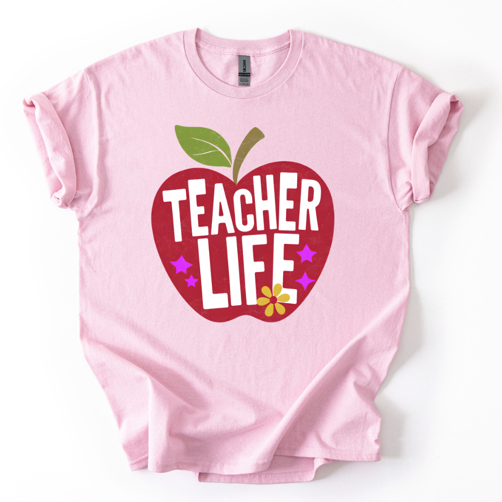 Camiseta Teacher Life Manzana