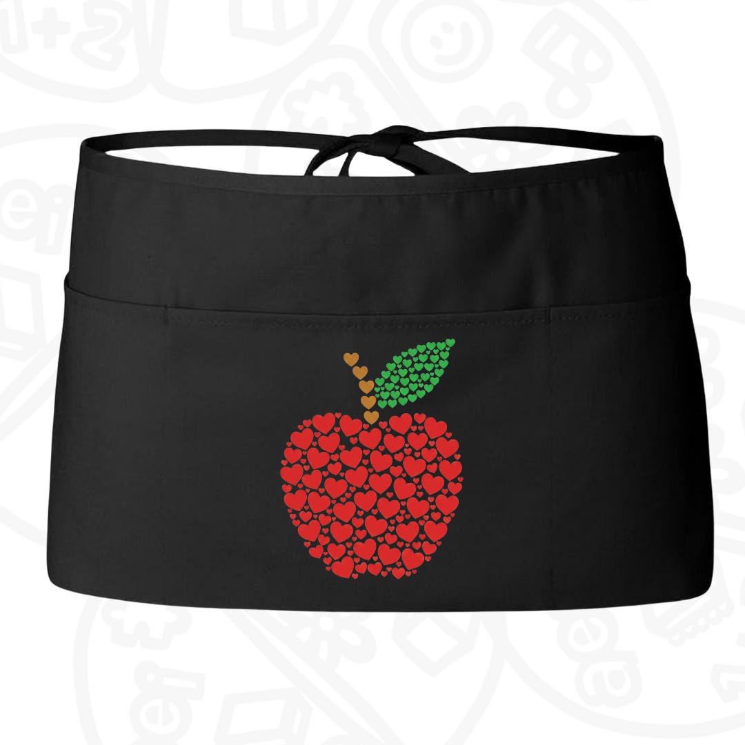 Mandil Manzana Corazones