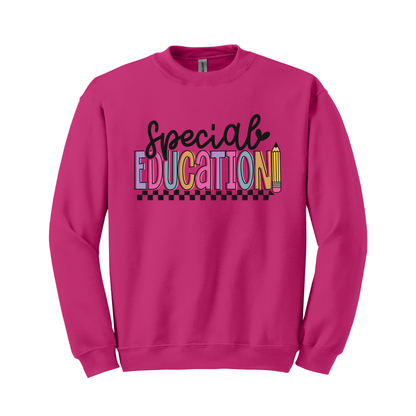 Sudadera Special education Checkered