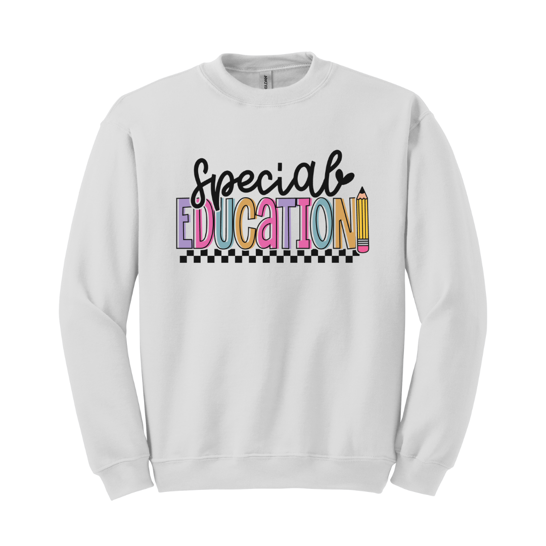 Sudadera Special education Checkered