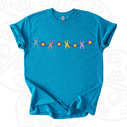 Camiseta Girnalda de cromosomas