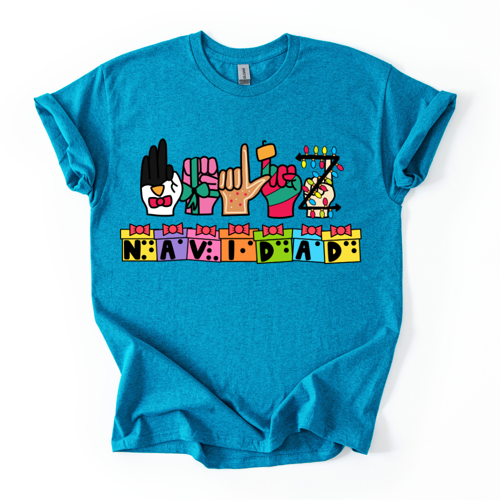 Camiseta Feliz Navidad Inclusiva