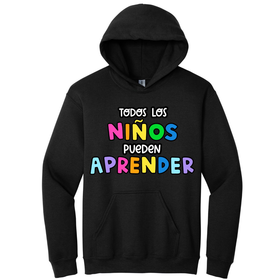 Hoodie Todos los niños pueden aprender