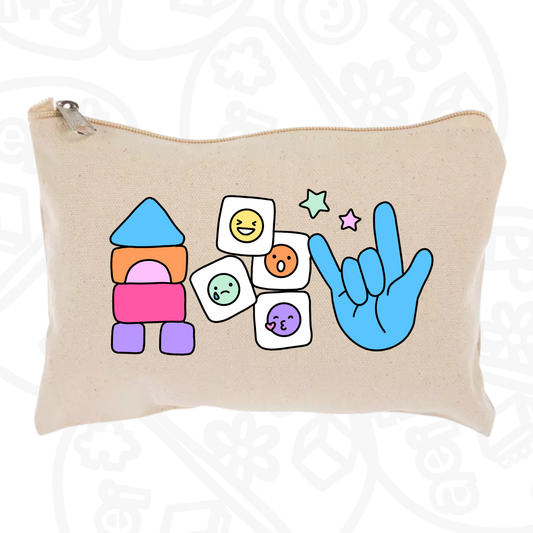 Lapicera Natural Bloques, caritas, mano