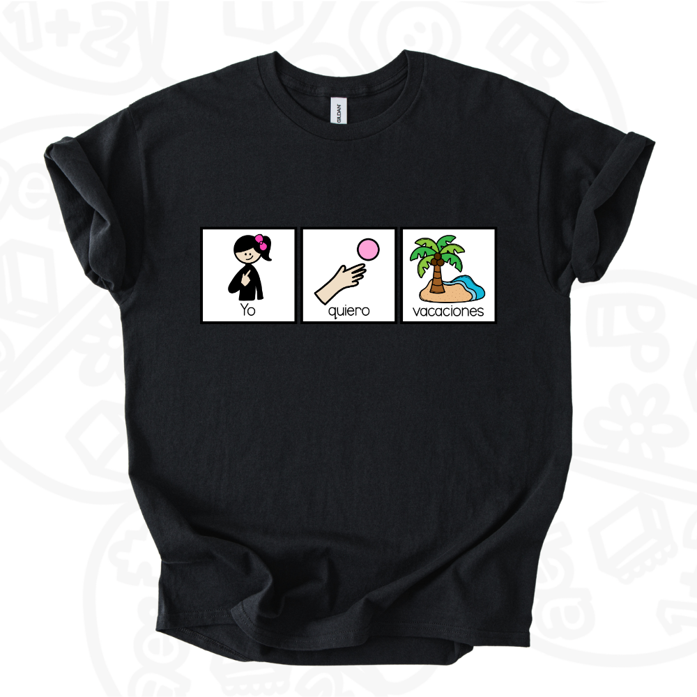 Camiseta Yo quiero vacaciones