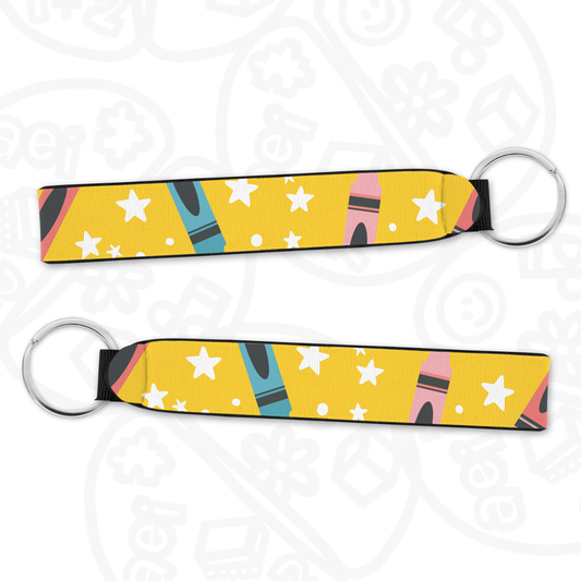 Llavero Crayones Amarillo