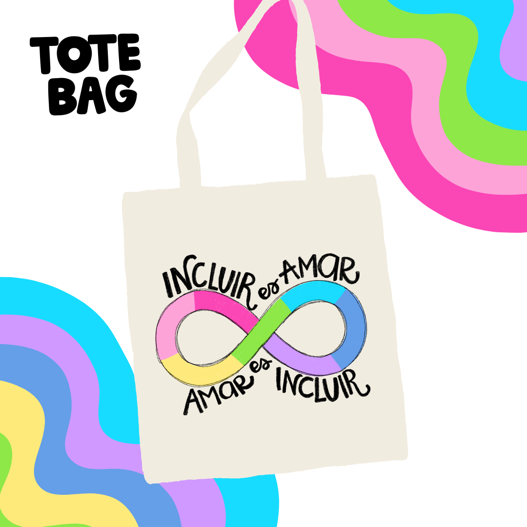 Bolsa Tote Incluir es amar...