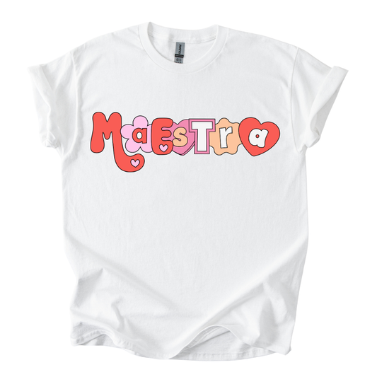 Camiseta Maestra San Valentín
