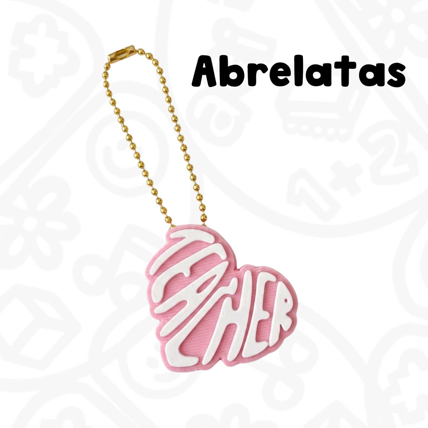 Abrelatas Corazón Teacher