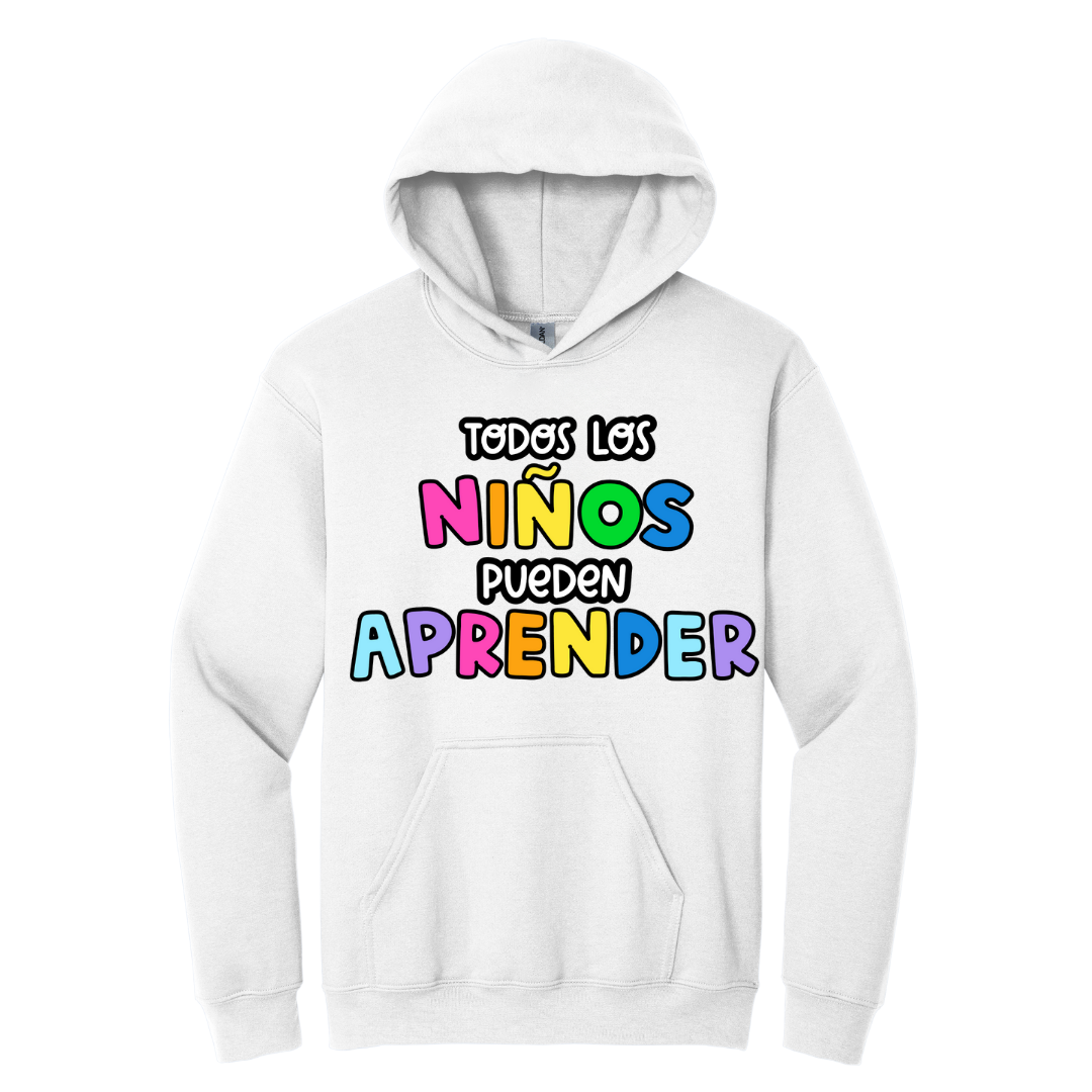 Hoodie Todos los niños pueden aprender