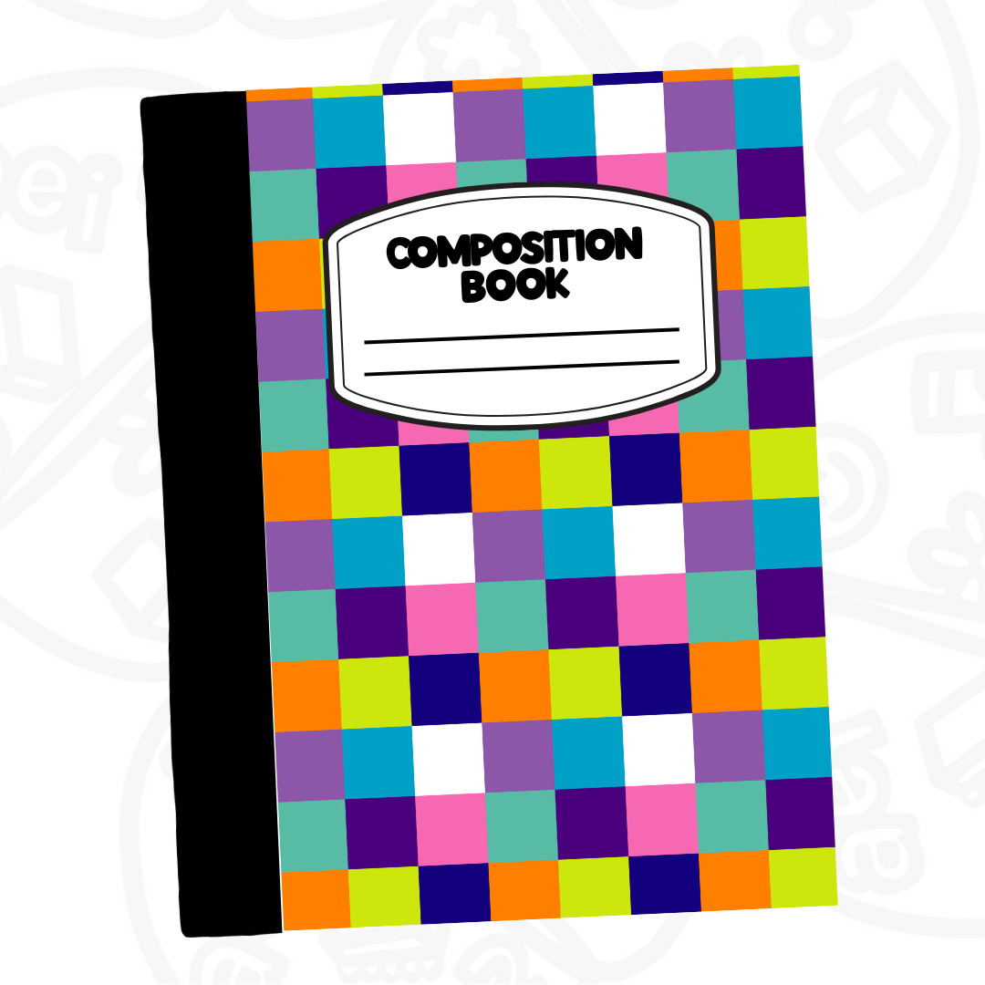 Cuaderno Composition Cuadros retro