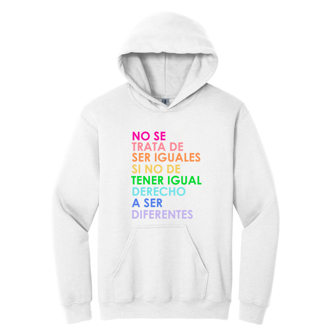 Hoodie Derecho a ser diferentes