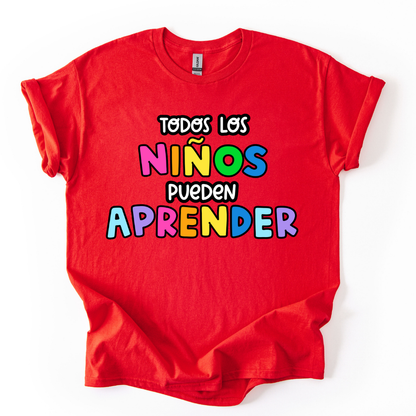 Camiseta Todos los niños pueden aprender