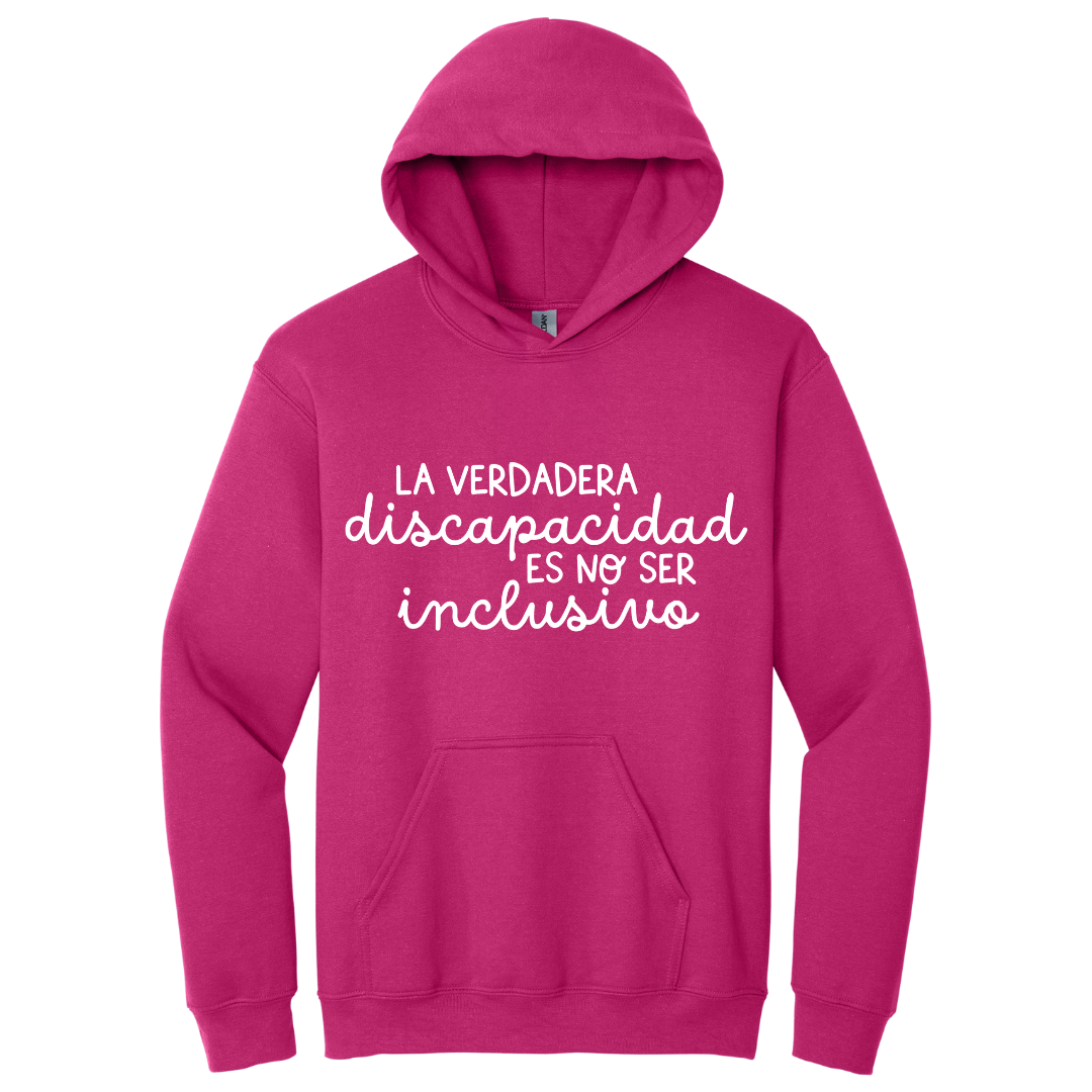 Hoodie La verdadera discapacidad