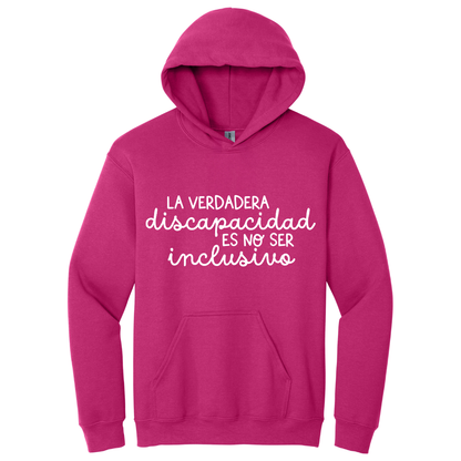 Hoodie La verdadera discapacidad