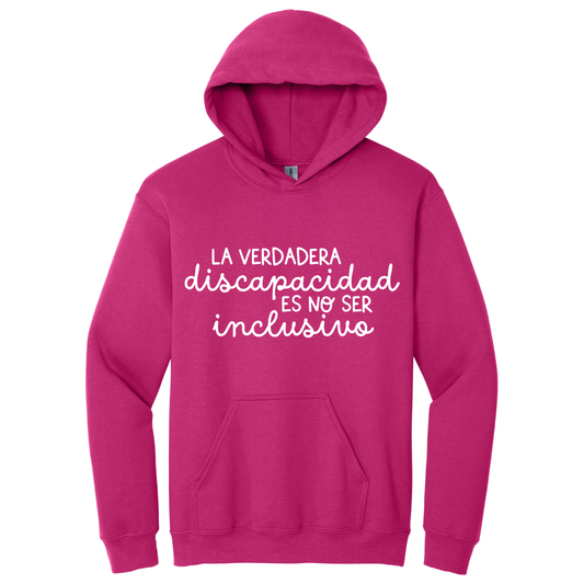 Hoodie La verdadera discapacidad