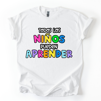 Camiseta Todos los niños pueden aprender