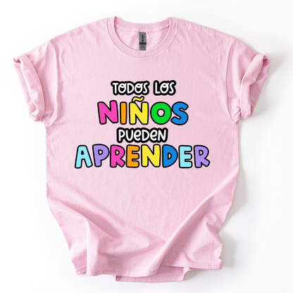 Camiseta Todos los niños pueden aprender