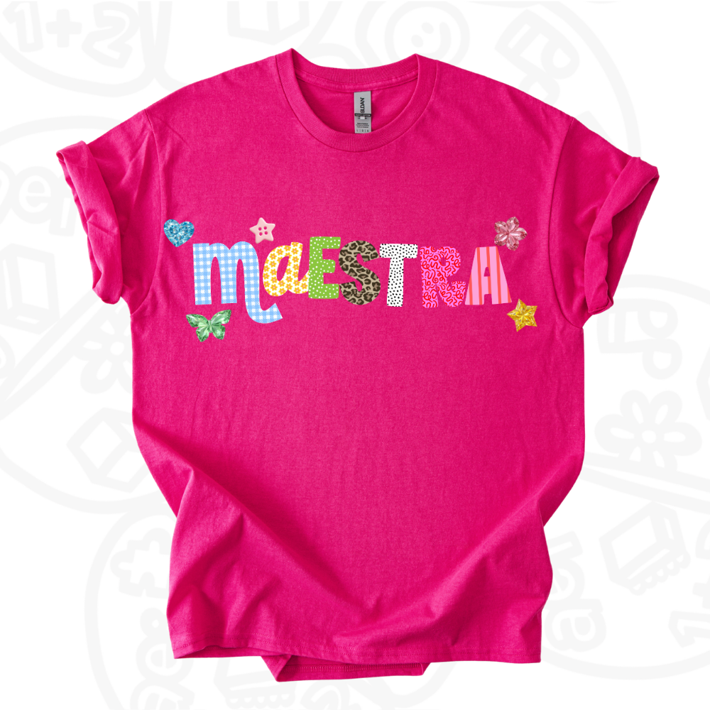 Camiseta Maestra Patch