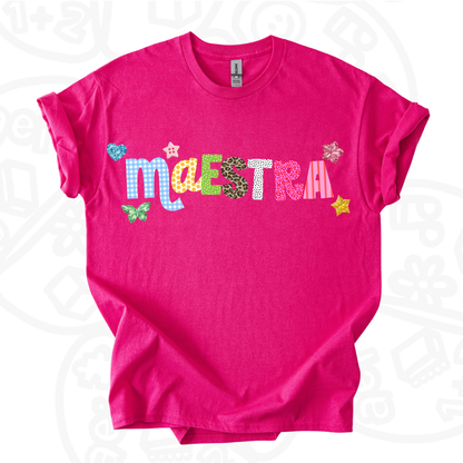 Camiseta Maestra Patch