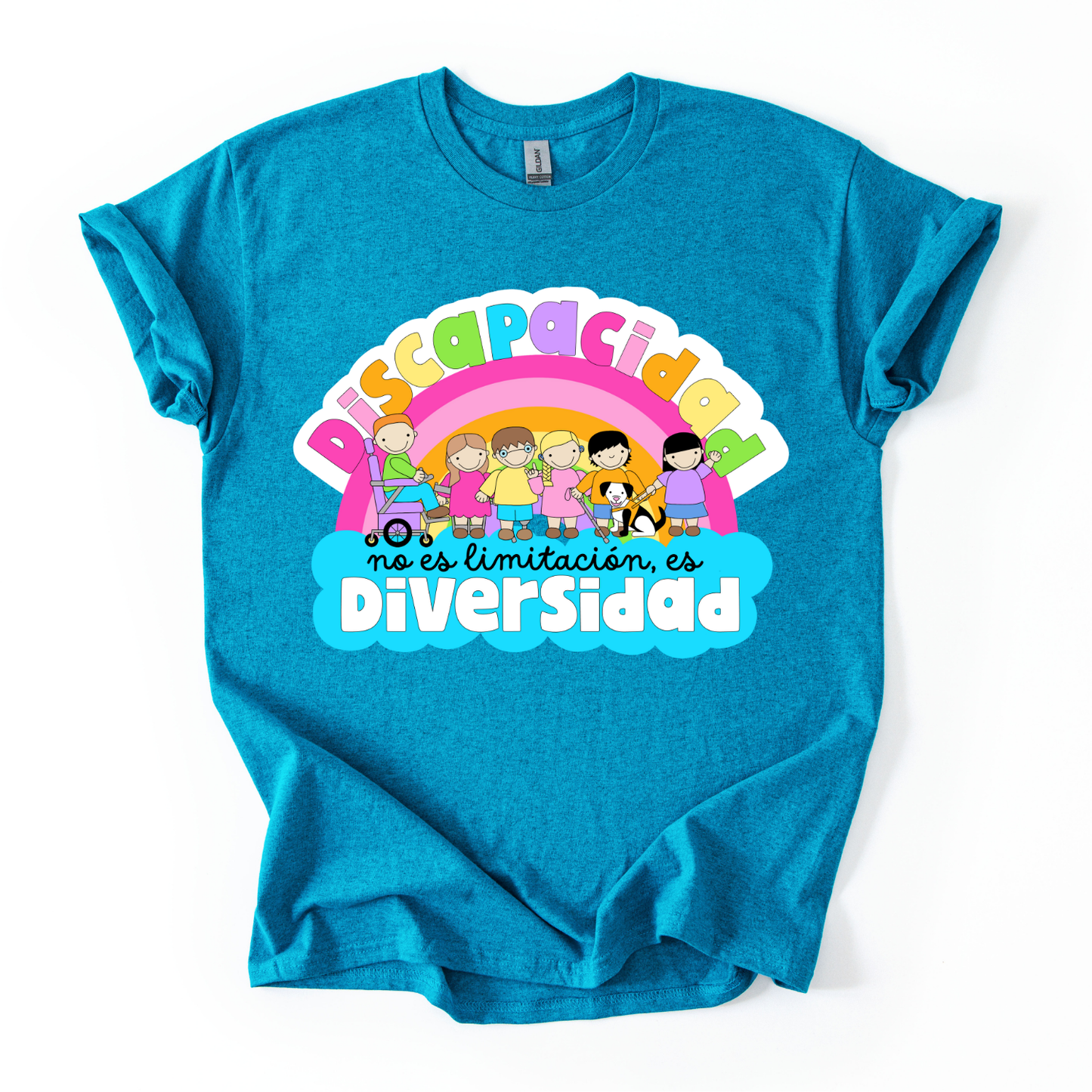 Camiseta Discapacidad no es limitación, es diversidad