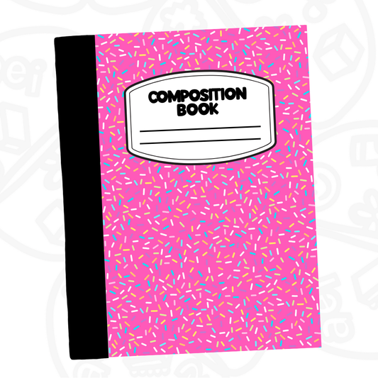 Cuaderno Composition Sprinkles Rosas