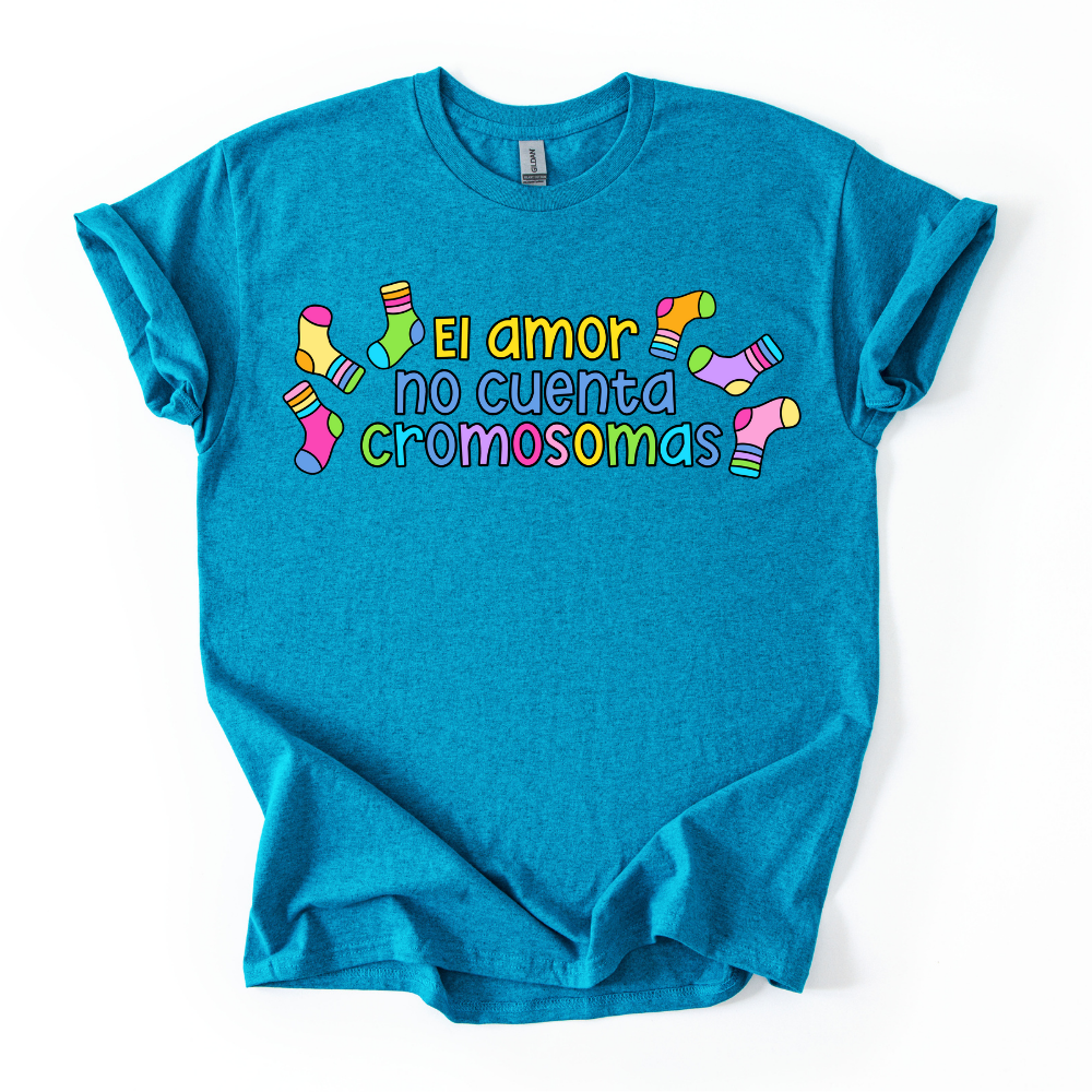 Camiseta El amor no cuenta cromosomas