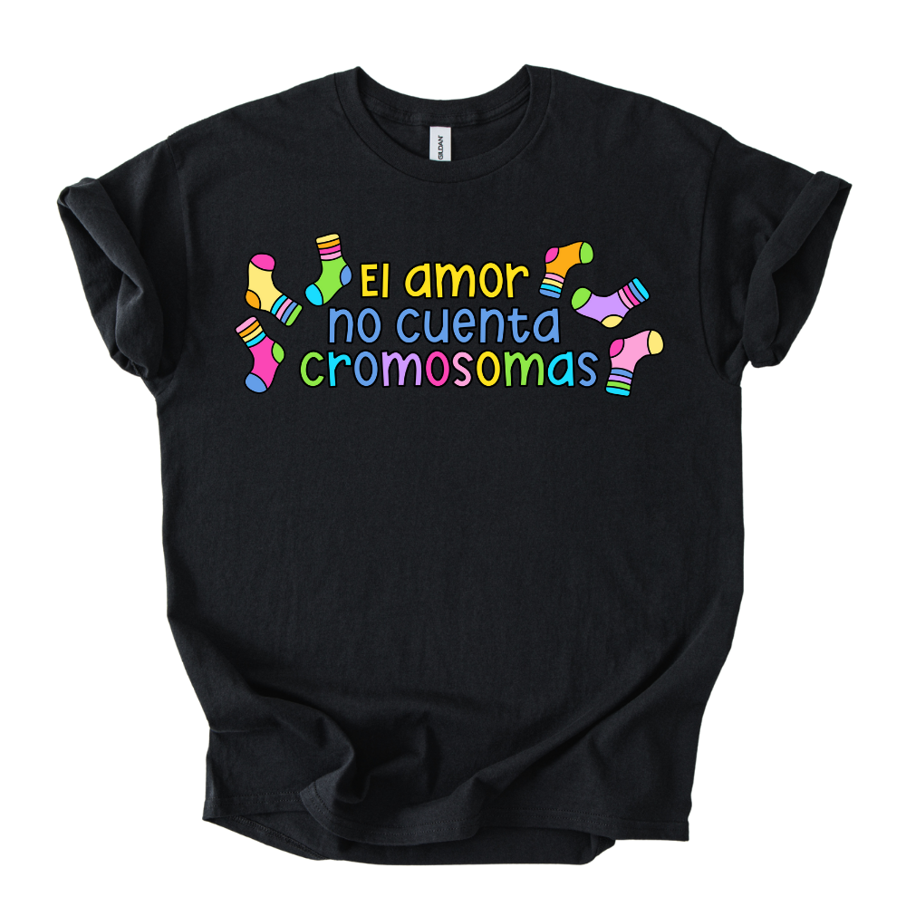 Camiseta El amor no cuenta cromosomas