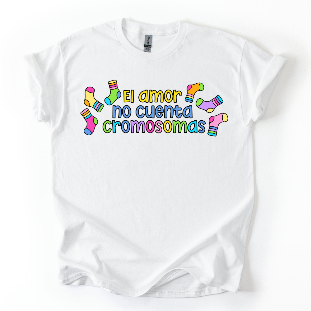 Camiseta El amor no cuenta cromosomas