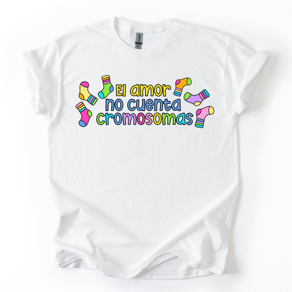 Camiseta El amor no cuenta cromosomas