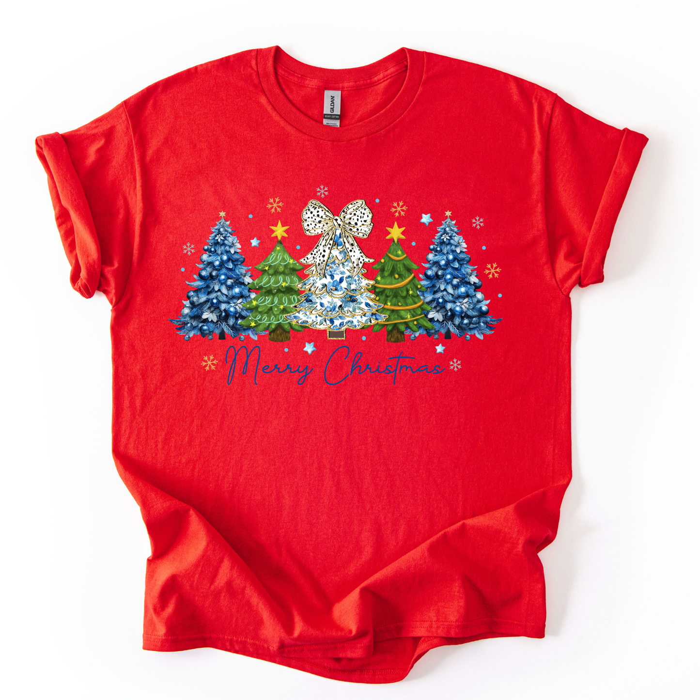 Camiseta Diseño Pinitos azules