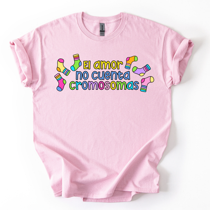 Camiseta El amor no cuenta cromosomas