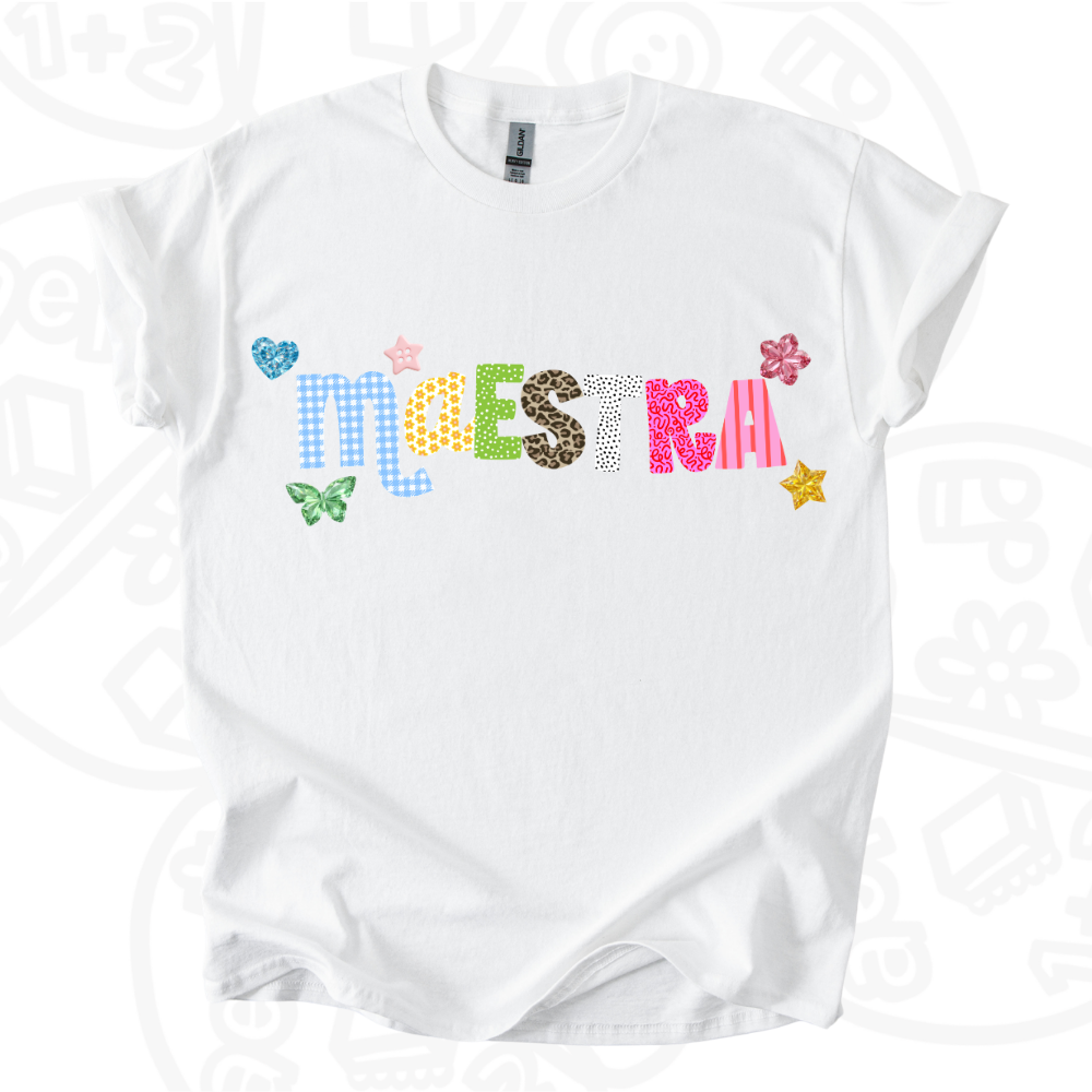 Camiseta Maestra Patch