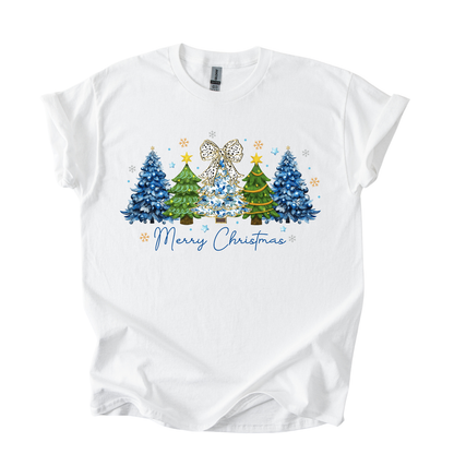 Camiseta Diseño Pinitos azules