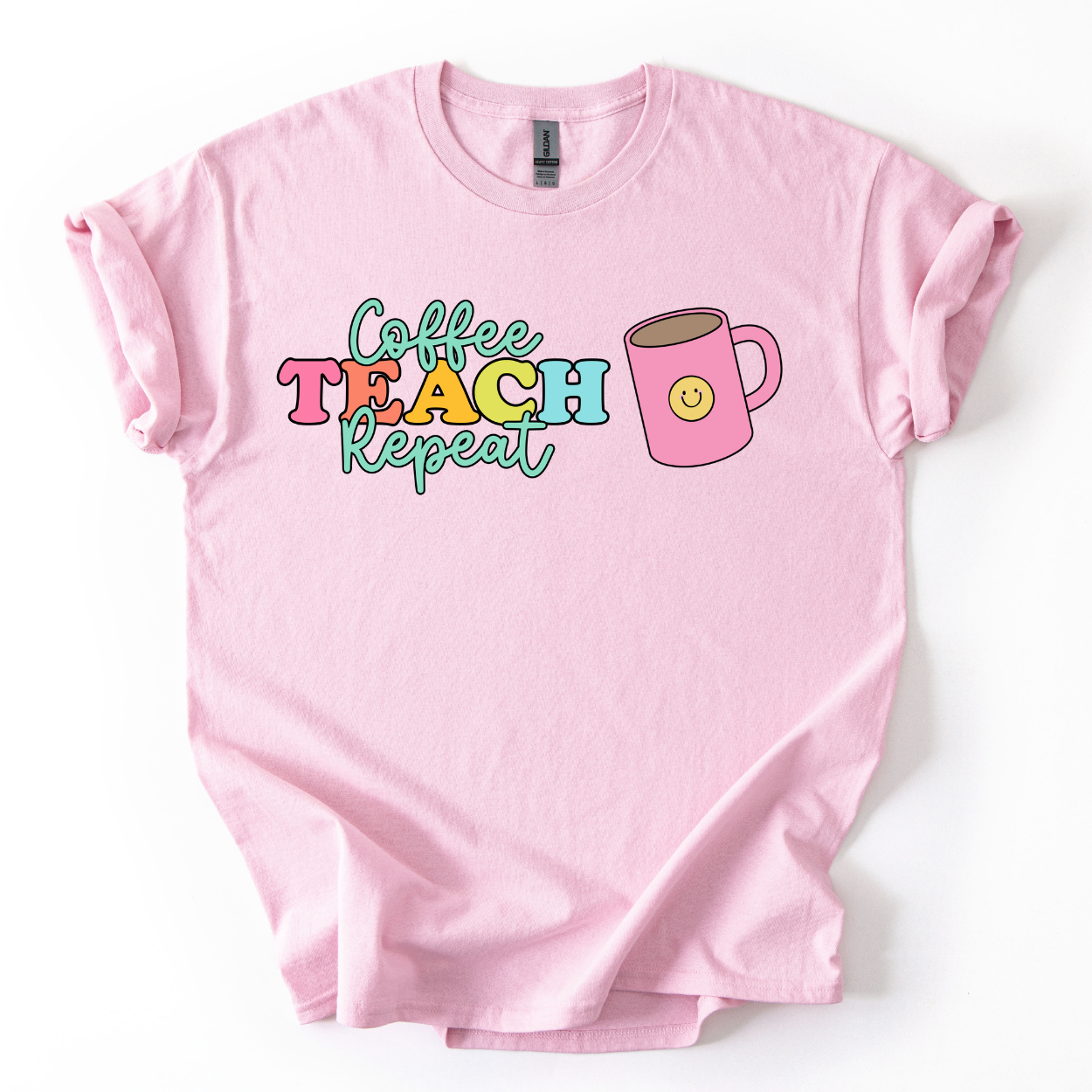 Camiseta Coffee Teach Repeat