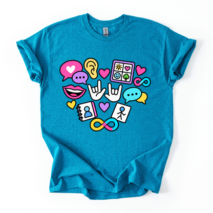 Camiseta Corazón Cositas Inclusivas