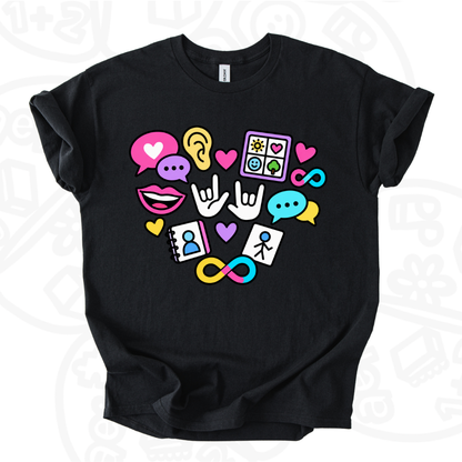 Camiseta Corazón Cositas Inclusivas