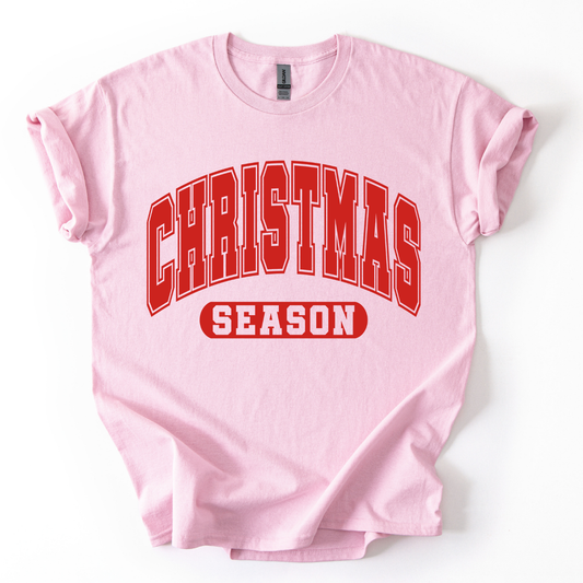 Camiseta Christmas Season Rojo