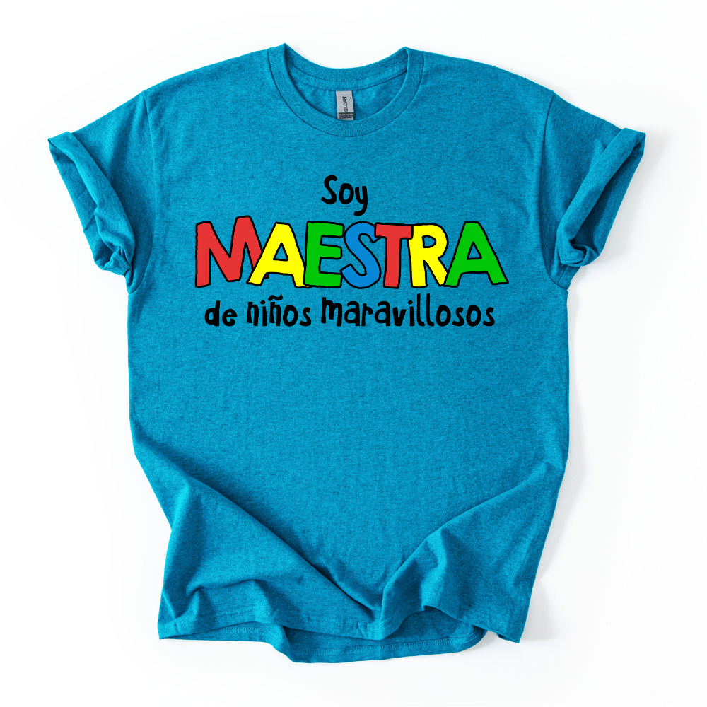 Camiseta Soy maestra de niños maravillosos