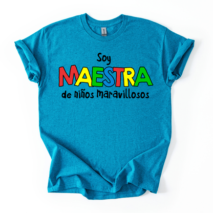 Camiseta Soy maestra de niños maravillosos