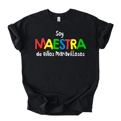 Camiseta Soy maestra de niños maravillosos