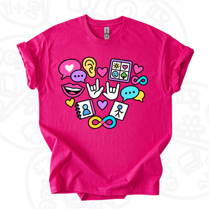 Camiseta Corazón Cositas Inclusivas