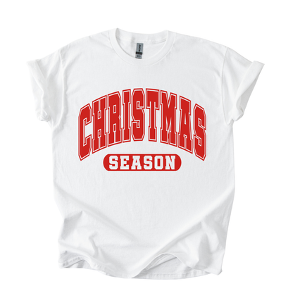 Camiseta Christmas Season Rojo